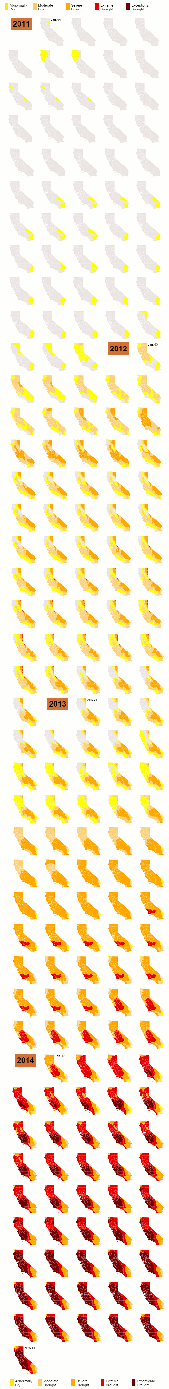 202 Drought Maps of California Show How Dry It Is