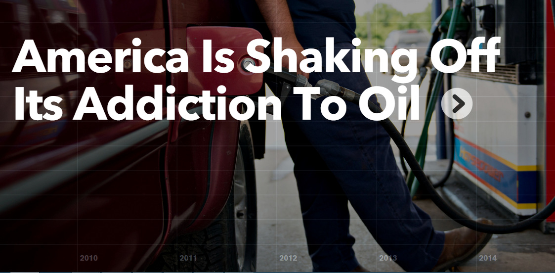 America Is Shaking Off Its Addiction to Oil