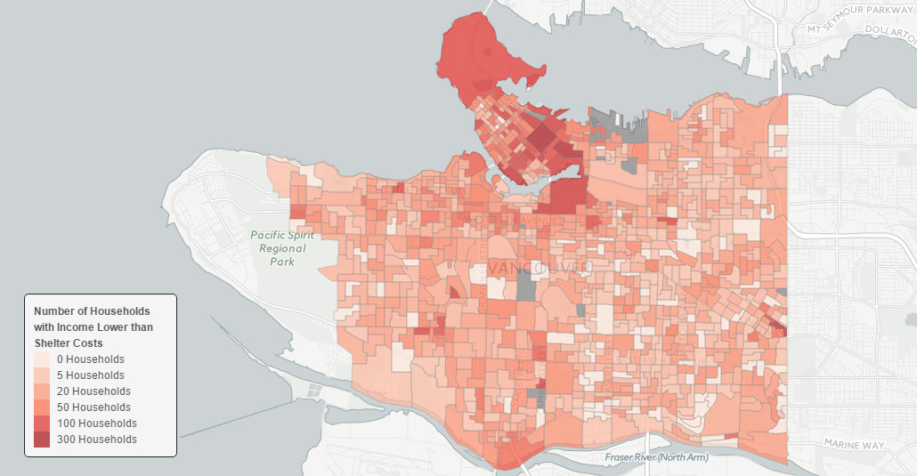Mapping Affordability in the Epicenter of Canada's Housing Bubble