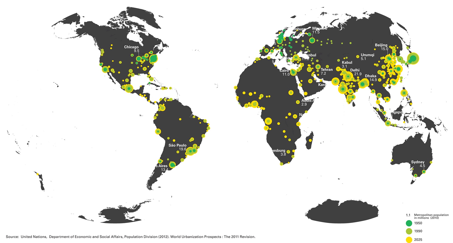 Mapped  The World s Fastest Growing Cities - 2