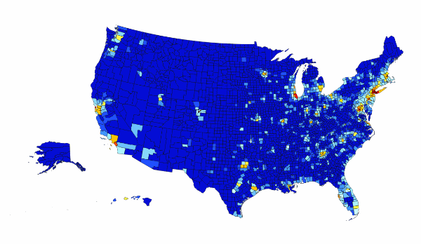 US GDP Cartogram