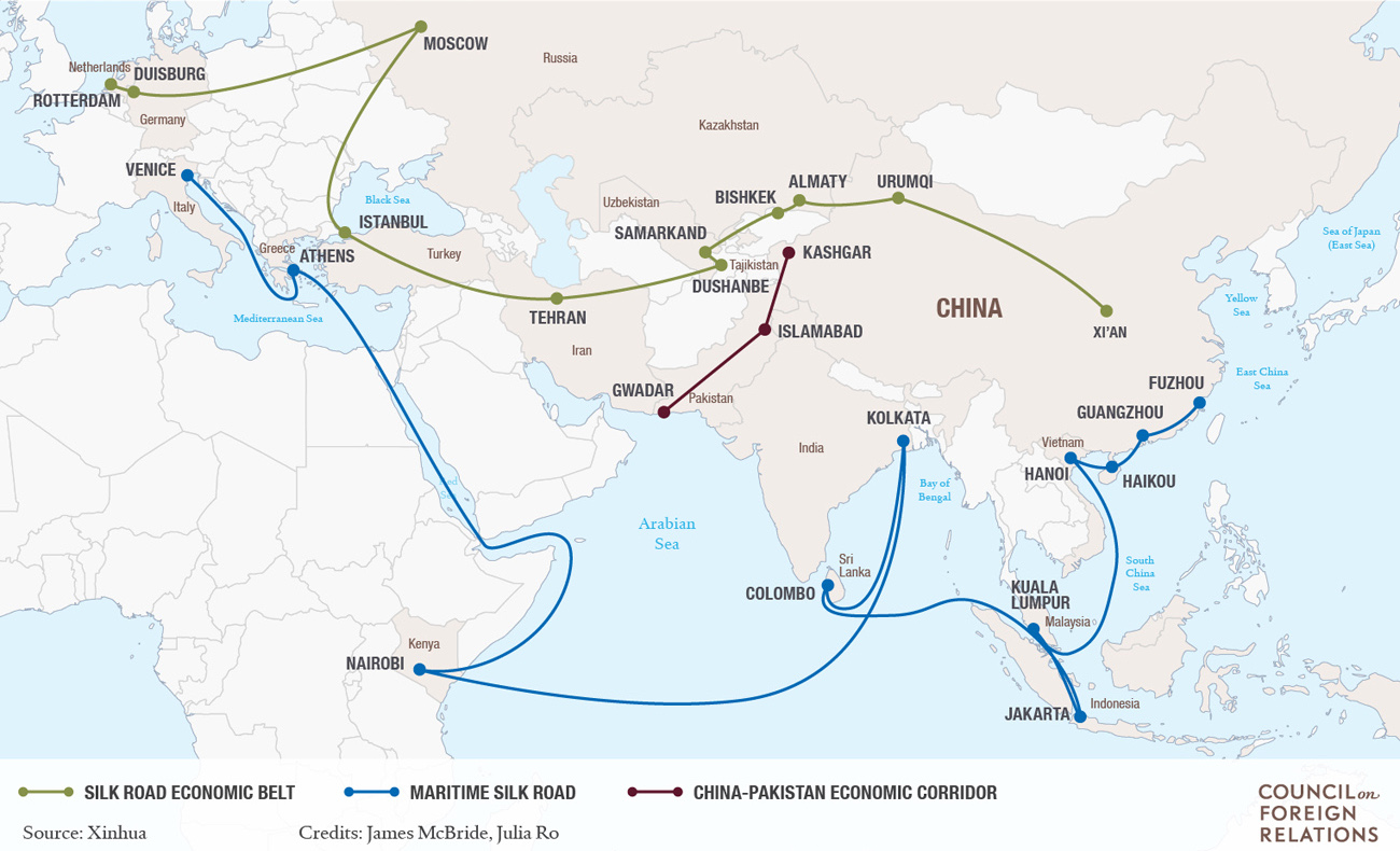 Four Maps Showing China s Rising Dominance in Trade - 72