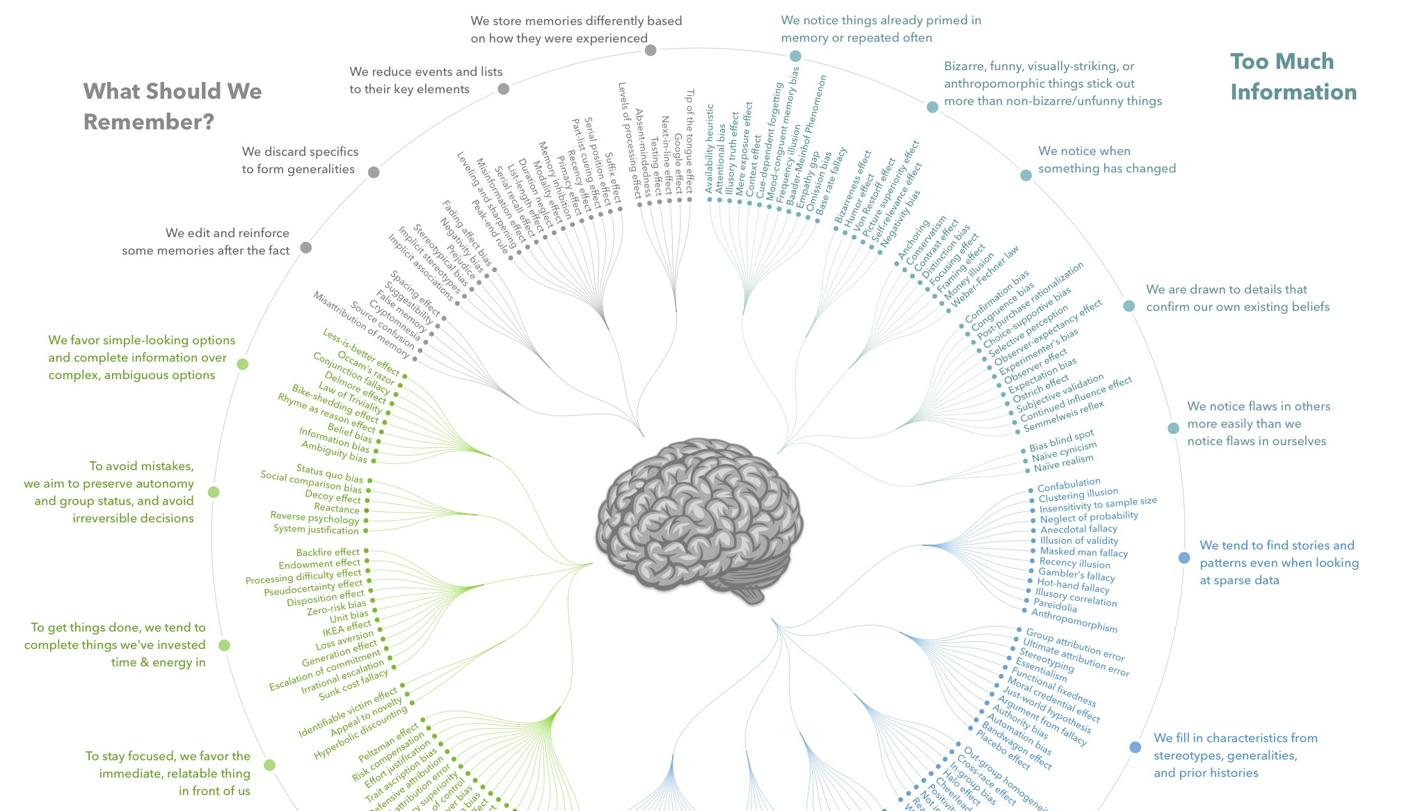 Every Single Cognitive Bias in One Giant Infographic