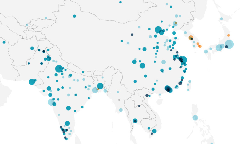 Interactive  The Fastest Growing Cities in the World  2000 2016  - 1