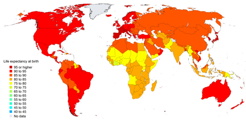 Animation  Global Population by Region From 1950 to 2100 - 14