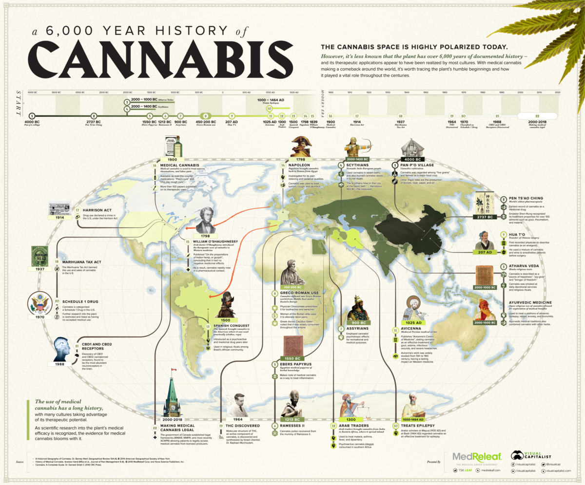 Visualizing the History of Medical Cannabis