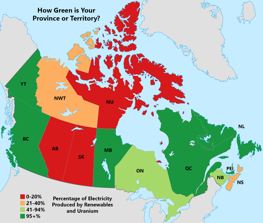 How Green is Your Province?