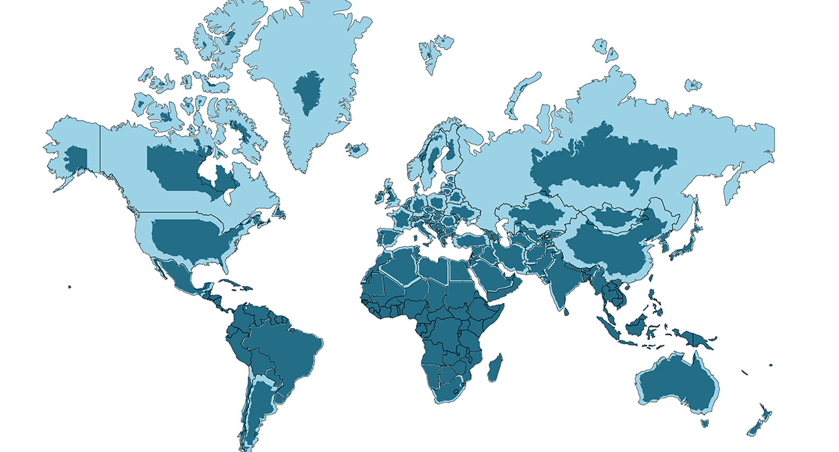 True Scale Map Of The World Shows How Big Countries Really Are