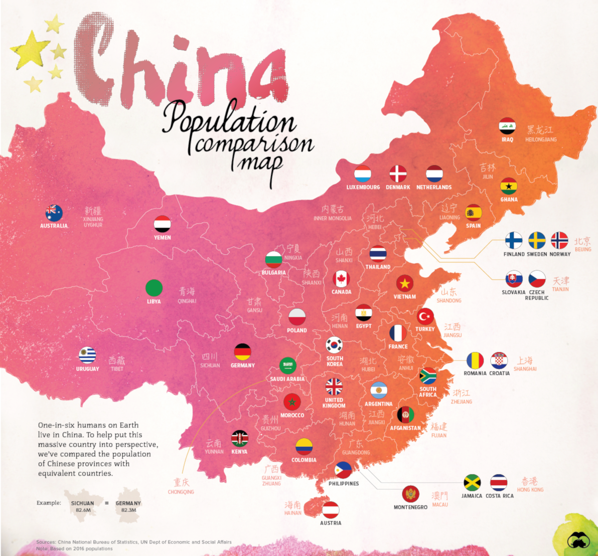 Map: China