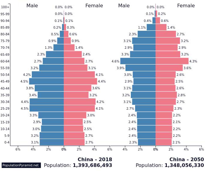 China population pyramid