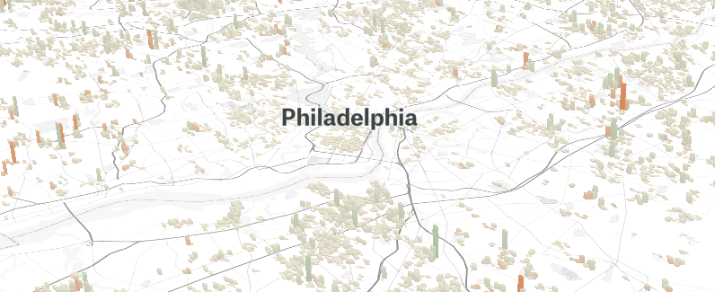 philly static population map