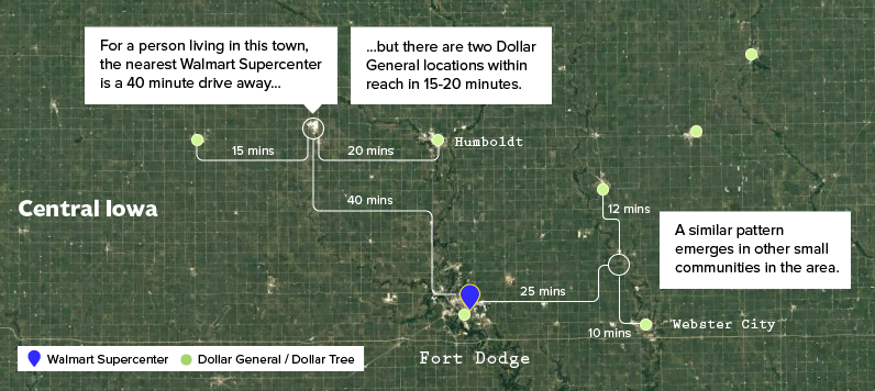 dollar stores versus walmart