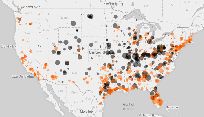 Fossil fuel power plants in the U.S.