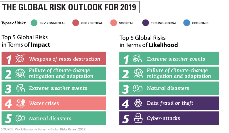 Visualizing the Top Global Risks in 2019