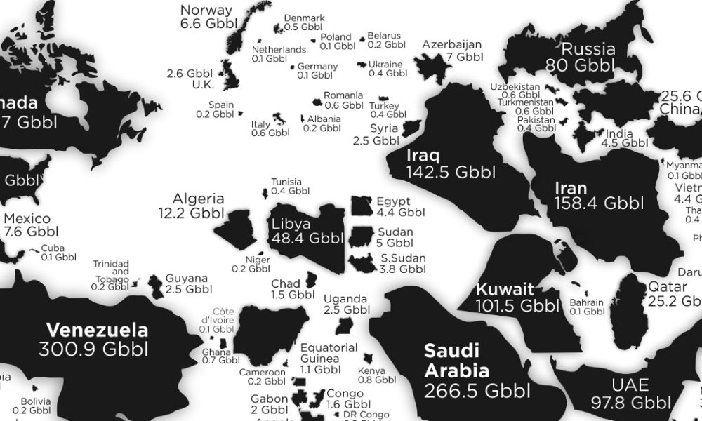 Visualizing The Countries With The Most Oil Reserves