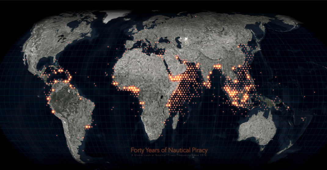 Somali Pirates Map