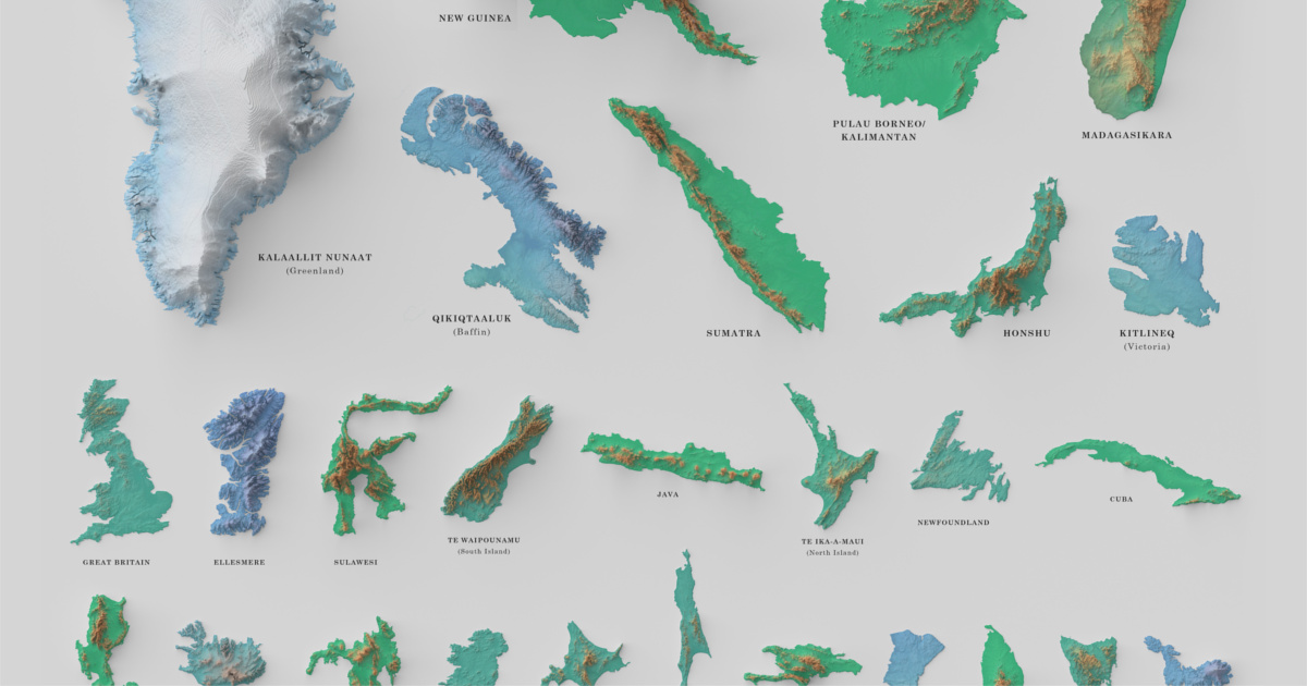 The islands of the world