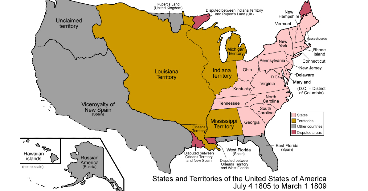 Mapped: The Territorial Evolution of the United States