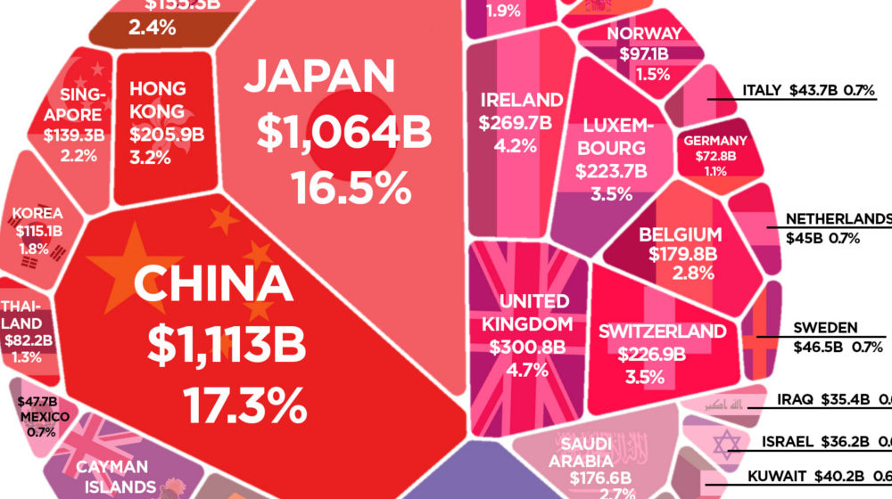 Infographic The Countries That Own the Most U.S. Debt