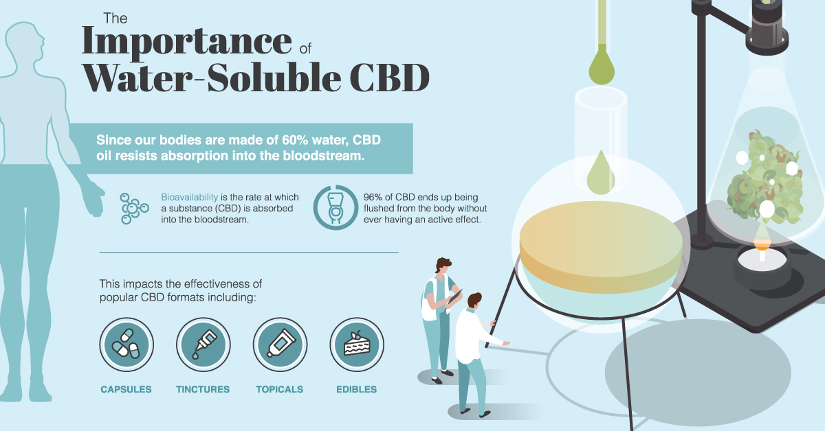 Sponsored4 hours ago Water-Soluble CBD: A Game Changer for Consumer Packaged Goods - Visual Capitalist