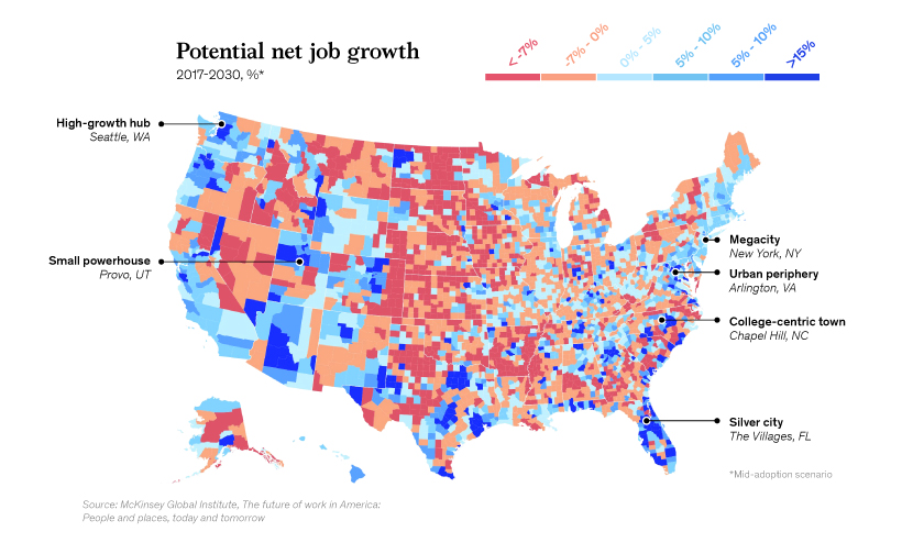 Potential Net Job Growth