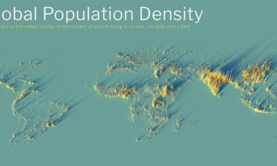 global population density map
