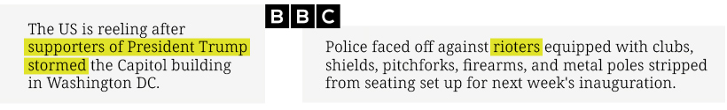 How News Media is Describing the Incident at the U S  Capitol - 6
