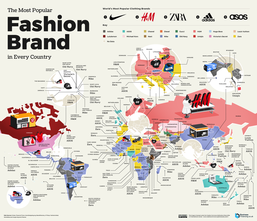 Most Searched Fashion Brand in the World 820px