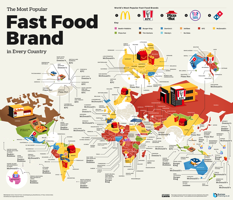 La marca de comida rápida más buscada del mundo es 820p