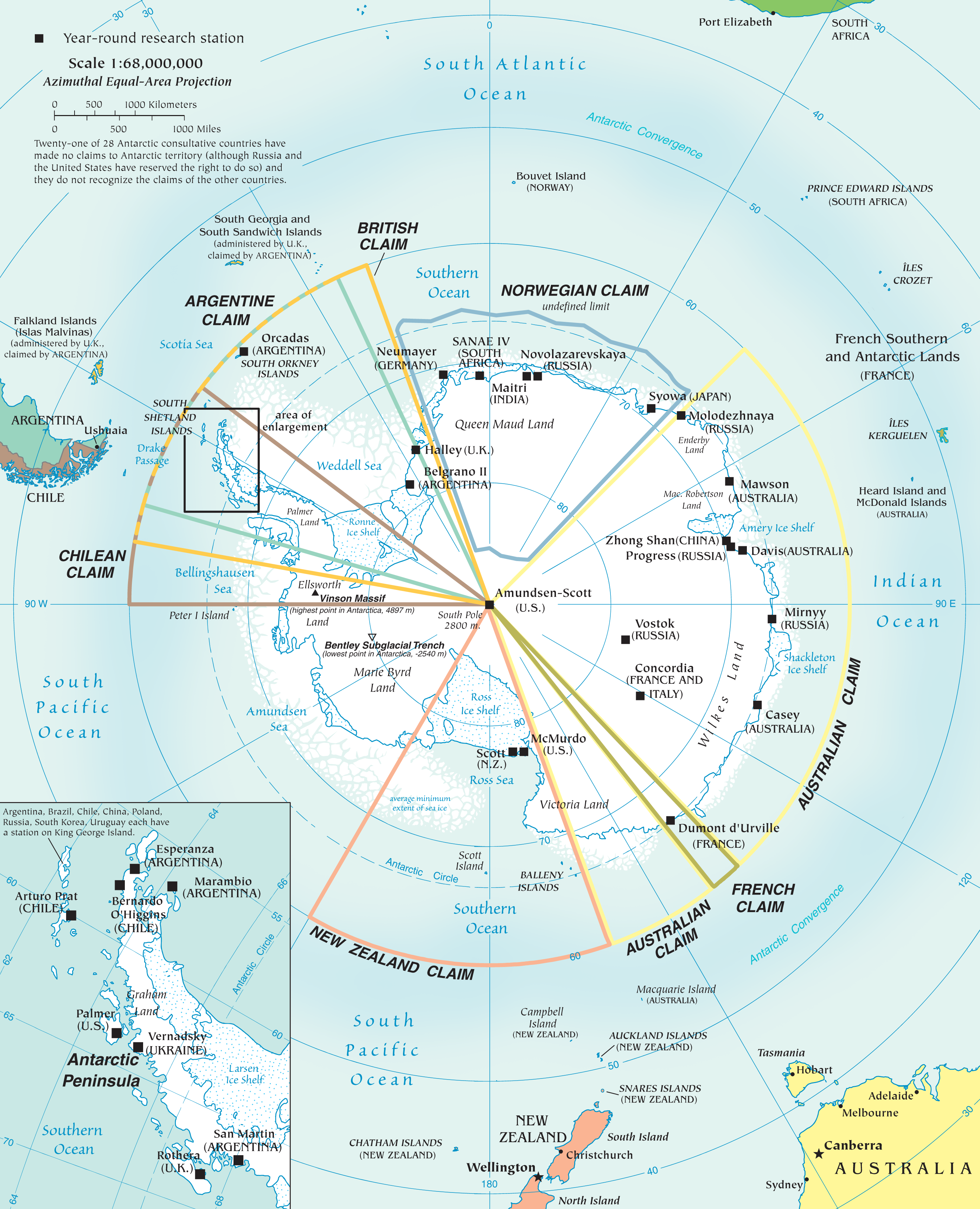 antarctica territorial claims