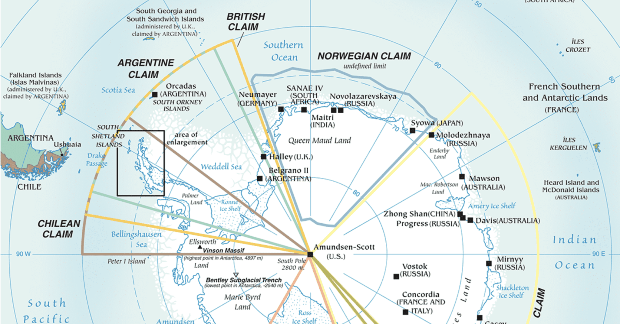 Mapped Visualizing Territorial Claims in Antarctica