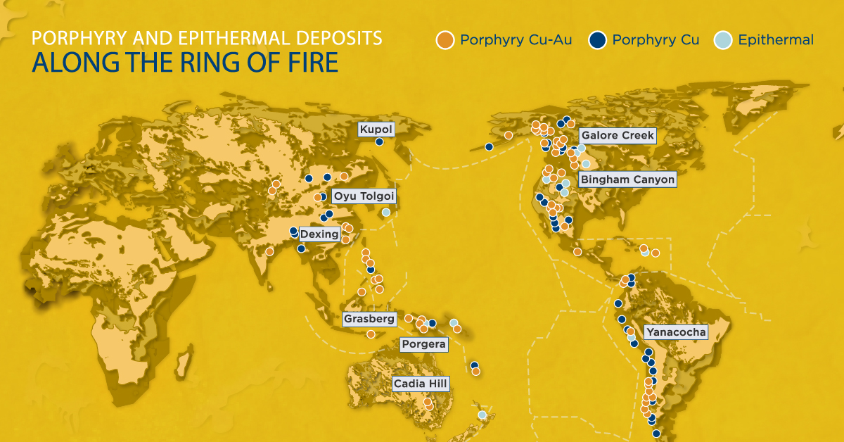 mineral deposits on the pacific ring of fire