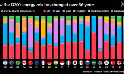 G20 Energy Mix share