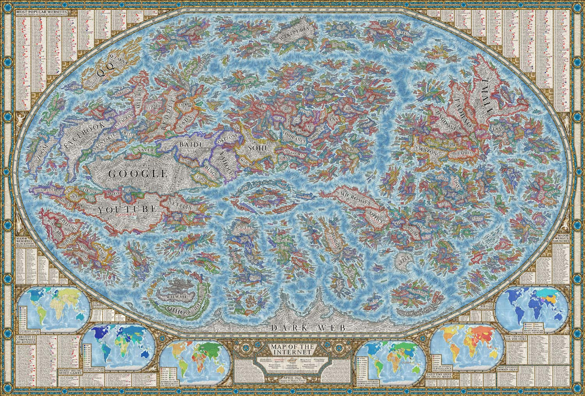 A Map of the Online World in Incredible Detail