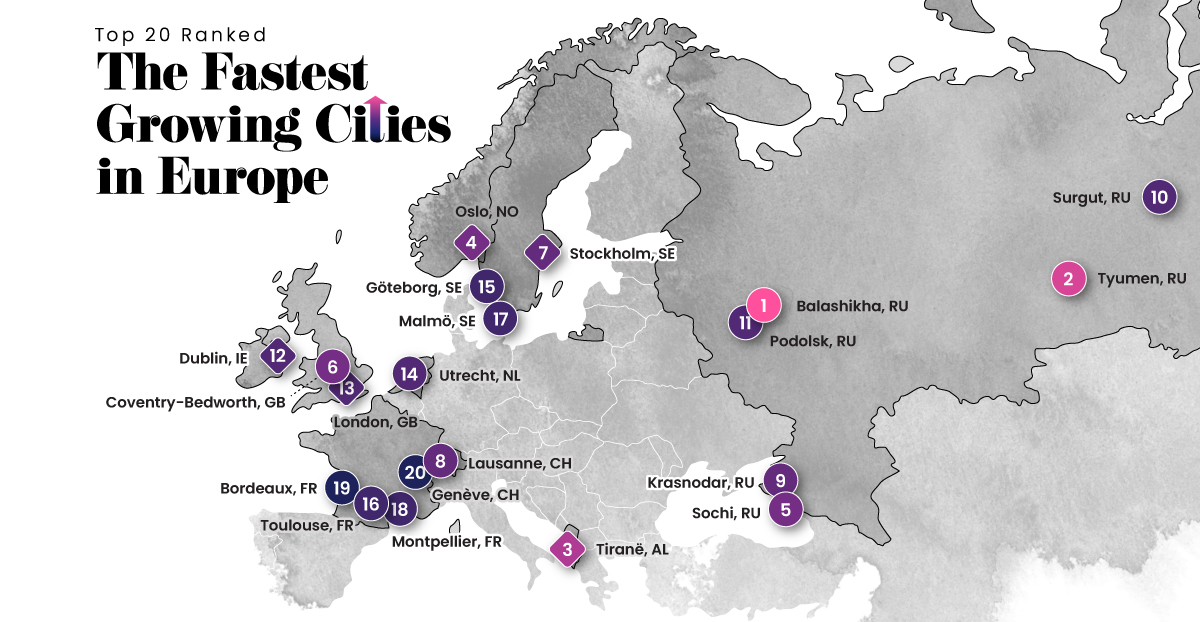 Largest Cities In Europe Worldatlas