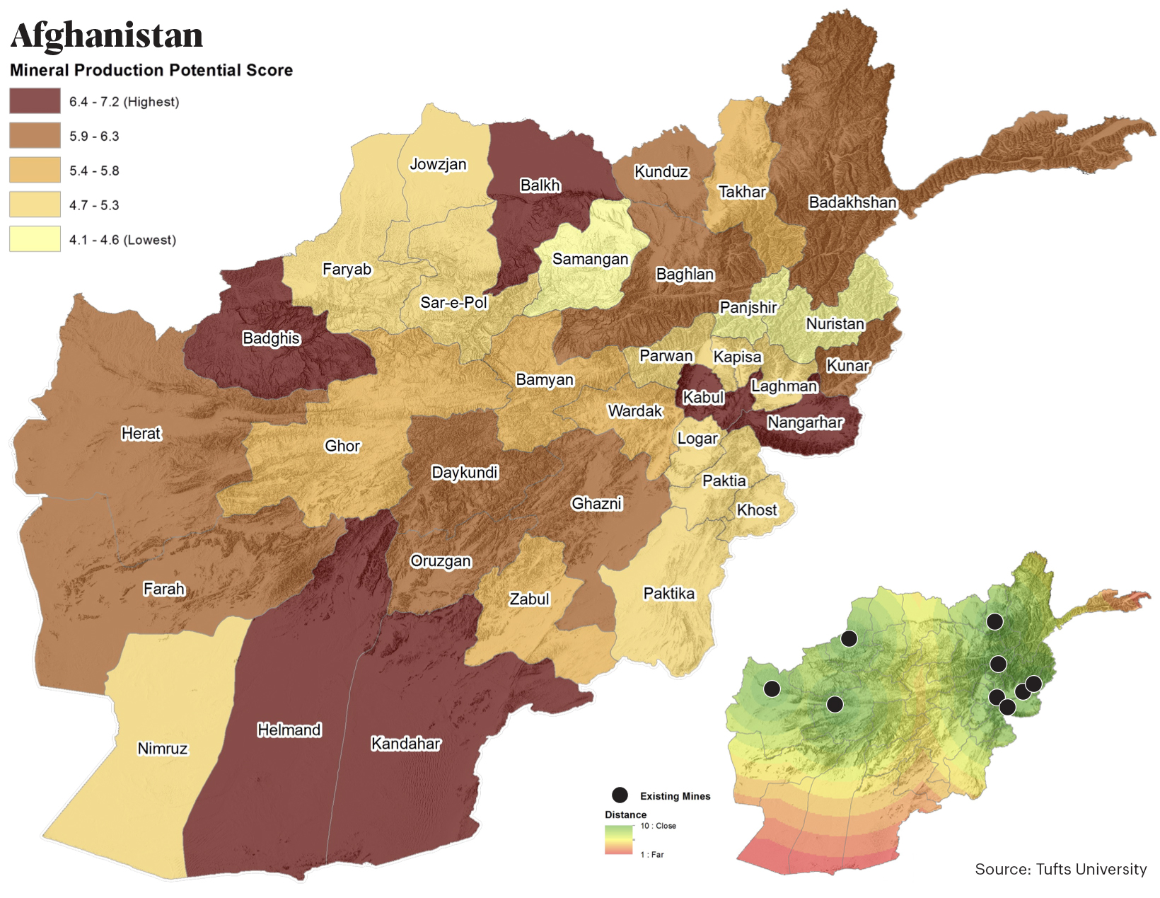 Map Explainer  Key Facts About Afghanistan   Visual Capitalist - 1