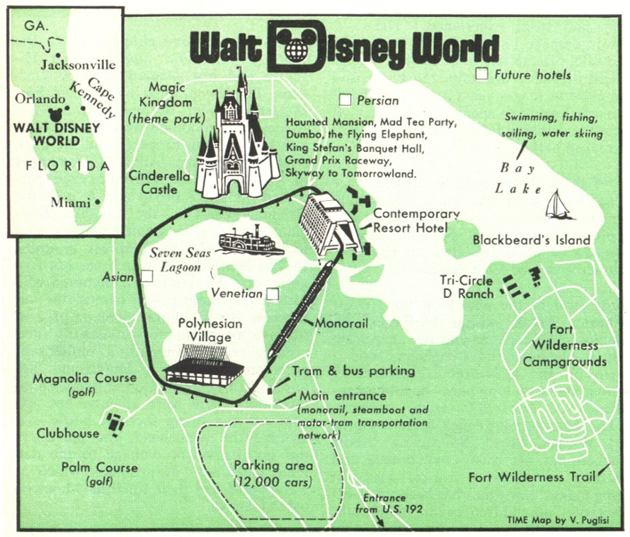 The 50 Year Evolution of Walt Disney World in Maps - 12