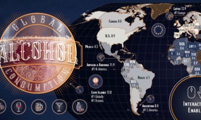 Countries by Alcohol Consumption Per Capita Share
