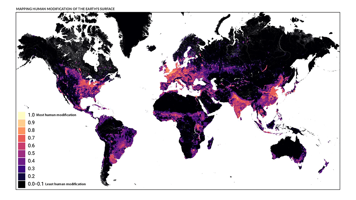 human impact on earths surface