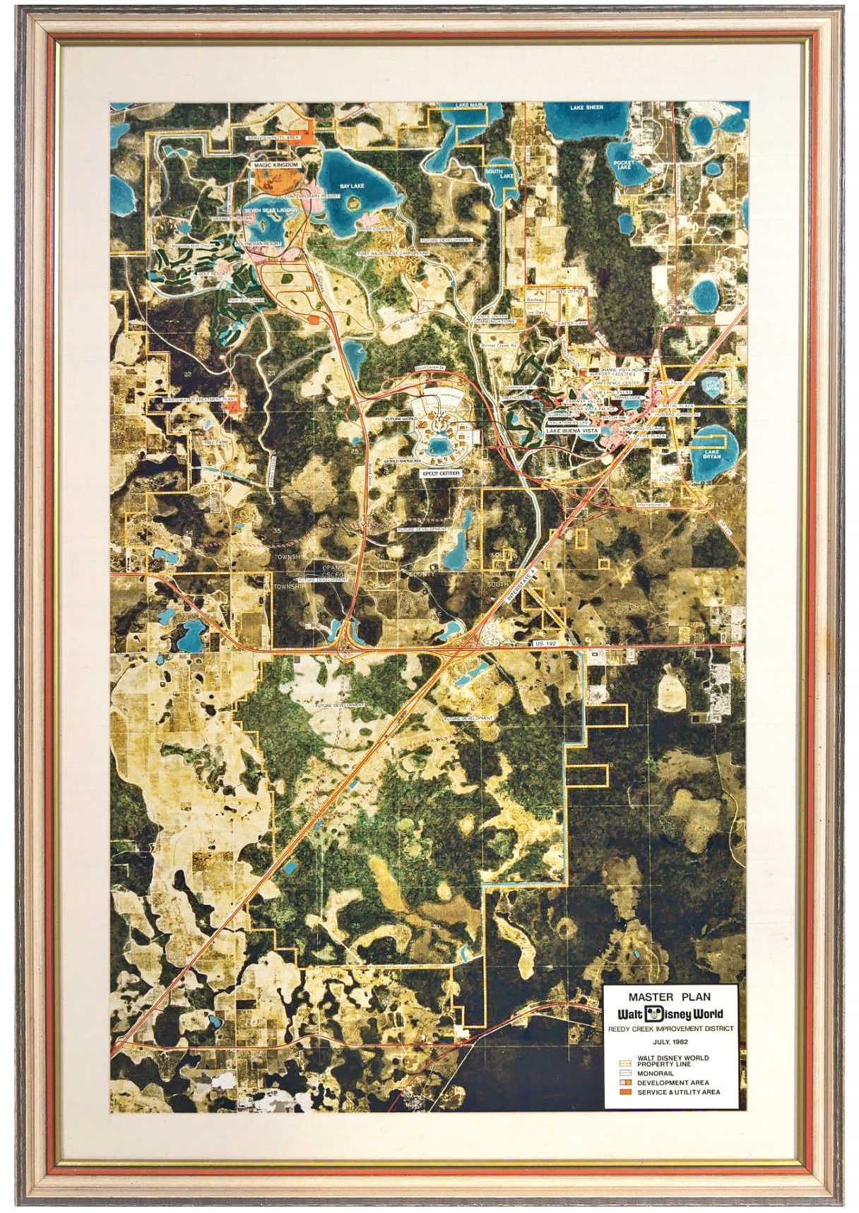 Gold Coast Theme Park Map