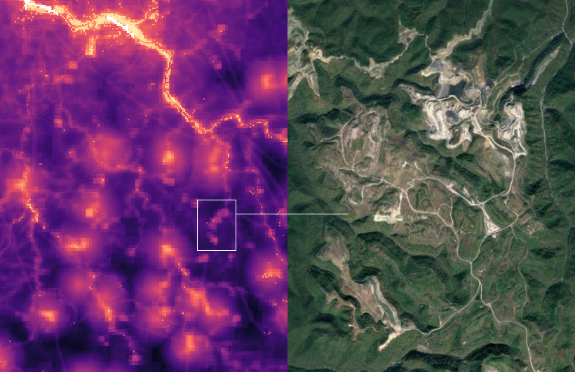 west virginia land use impact zone