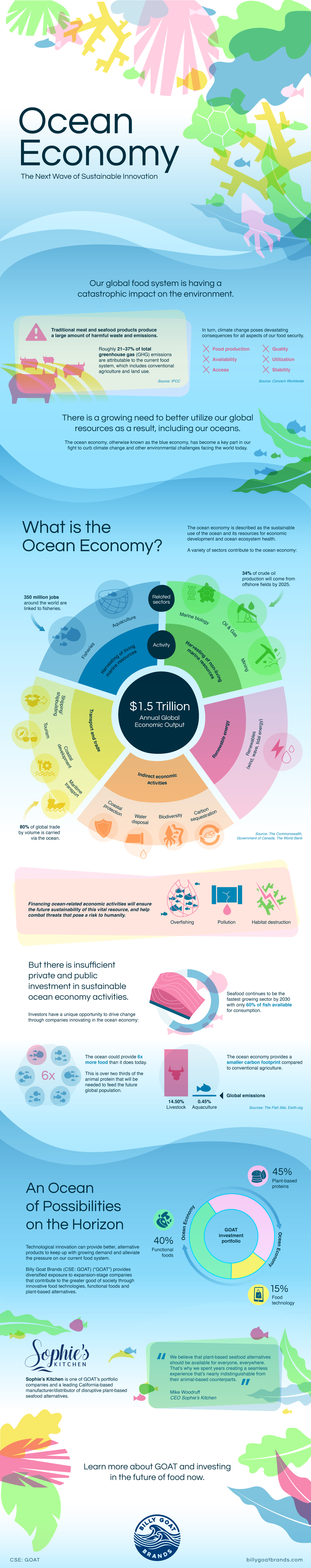 ocean economy infographic