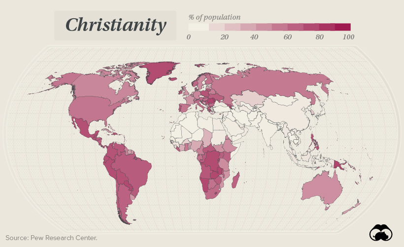 Christianity Map