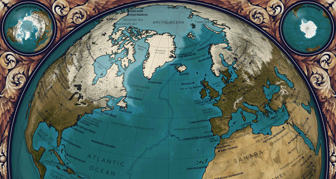 Animated Map: Visualizing Earth's Seasons