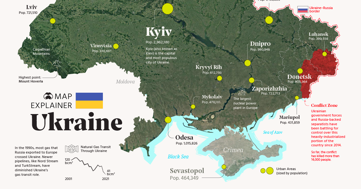 ukraine map explainer