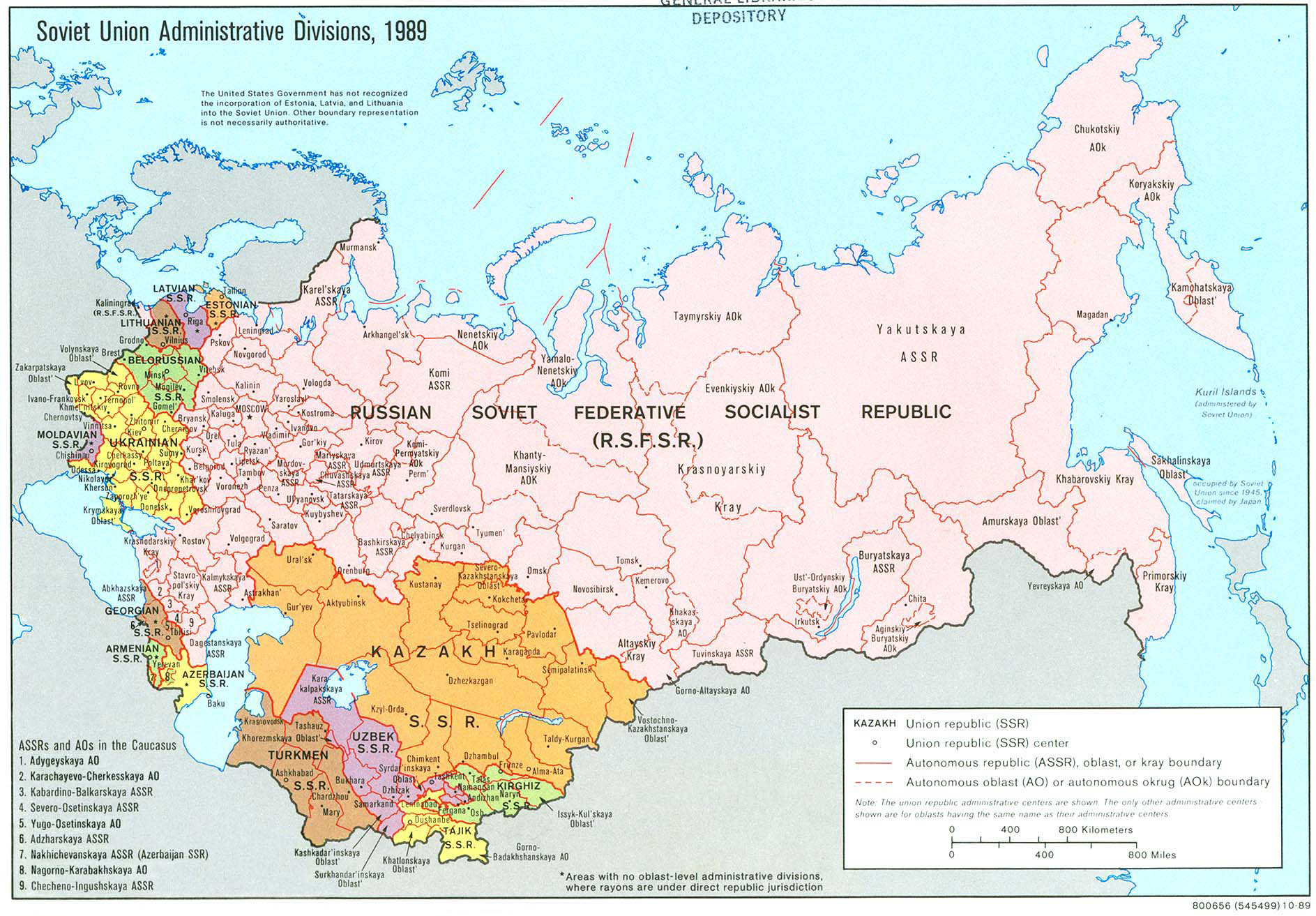 ussr administrative divisions 1989 big