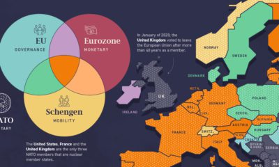 Map of Europe's member states