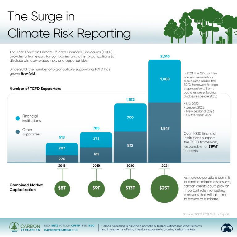 climate risk reporting infographic