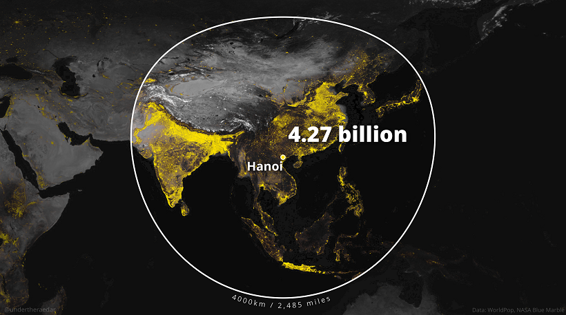 พื้นที่ที่มีประชากรหนาแน่นที่สุดในโลก - ฮานอย
