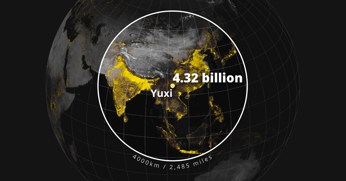 The Yuxi Circle: The World’s Most Densely Populated Area